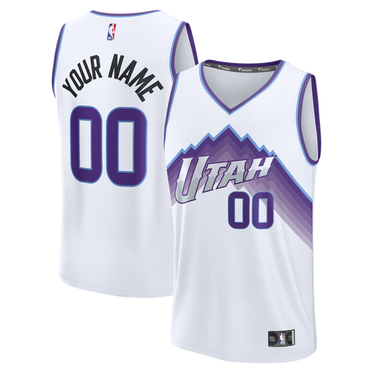 Utah Jazz | Youth Fast Break Replica Custom Jersey - Association Edition