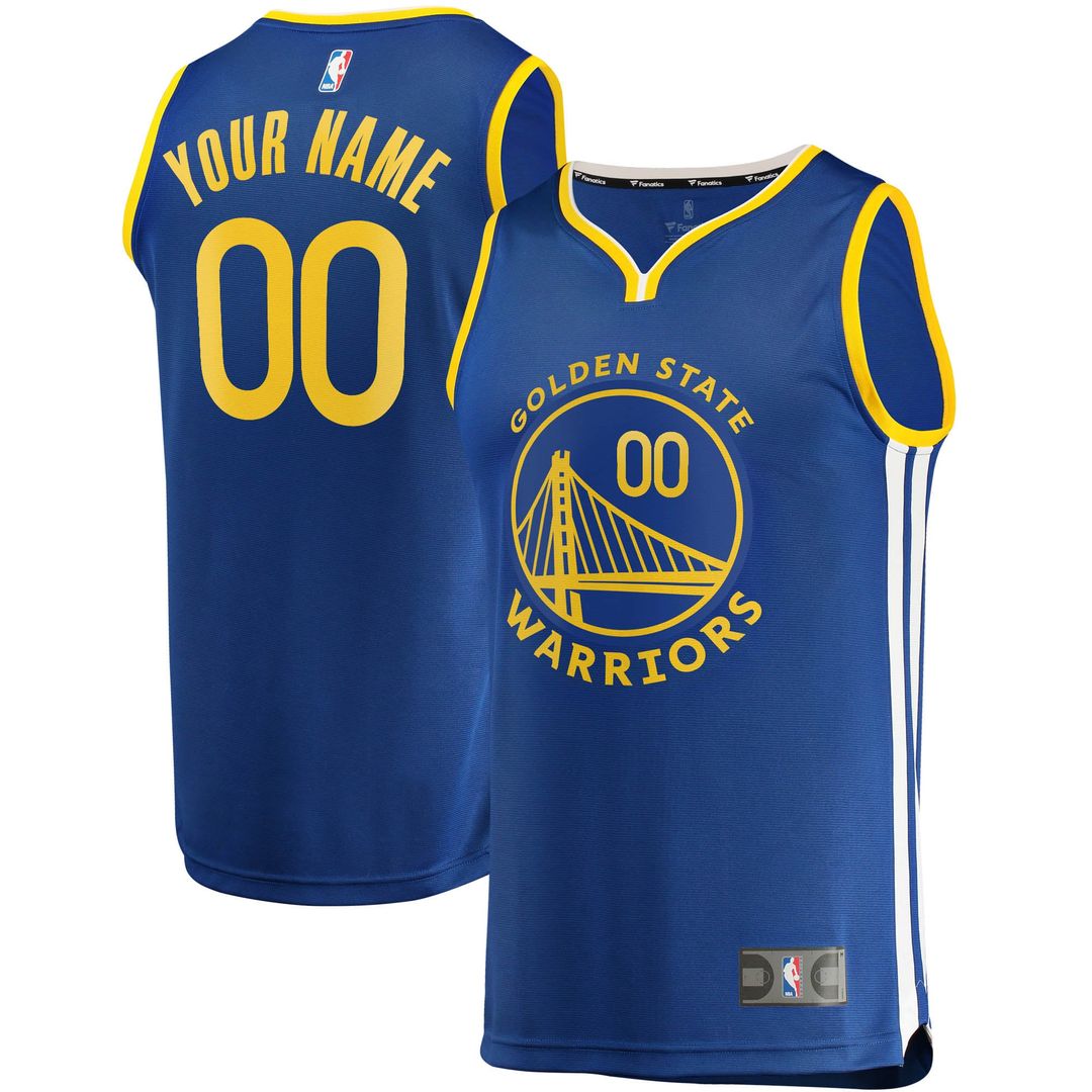 Golden State Warriors | Fast Break Custom Replica Jersey Royal - Icon Edition