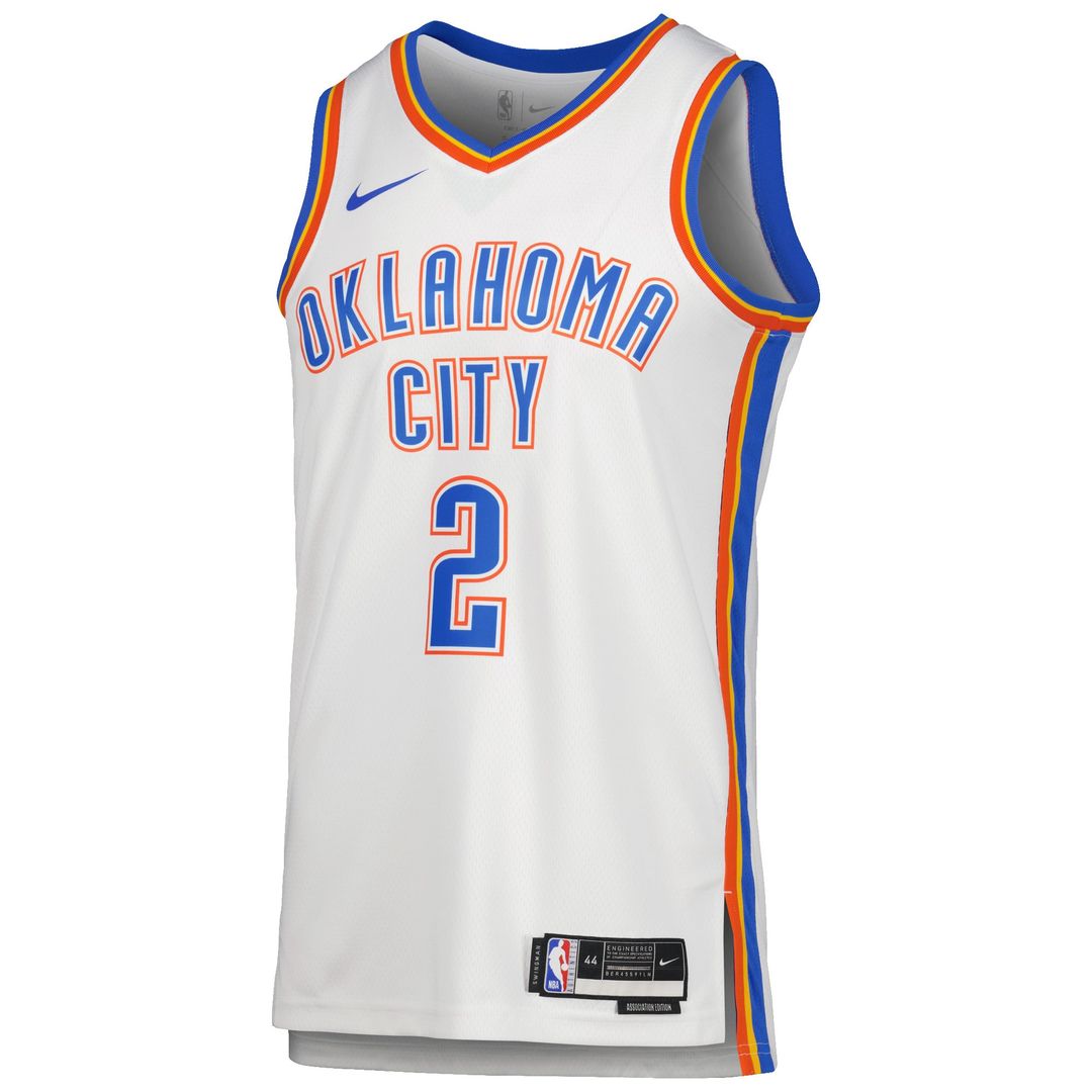 Shai Gilgeous-Alexander | Oklahoma City Thunder | Unisex Swingman Jersey - Association Edition - White