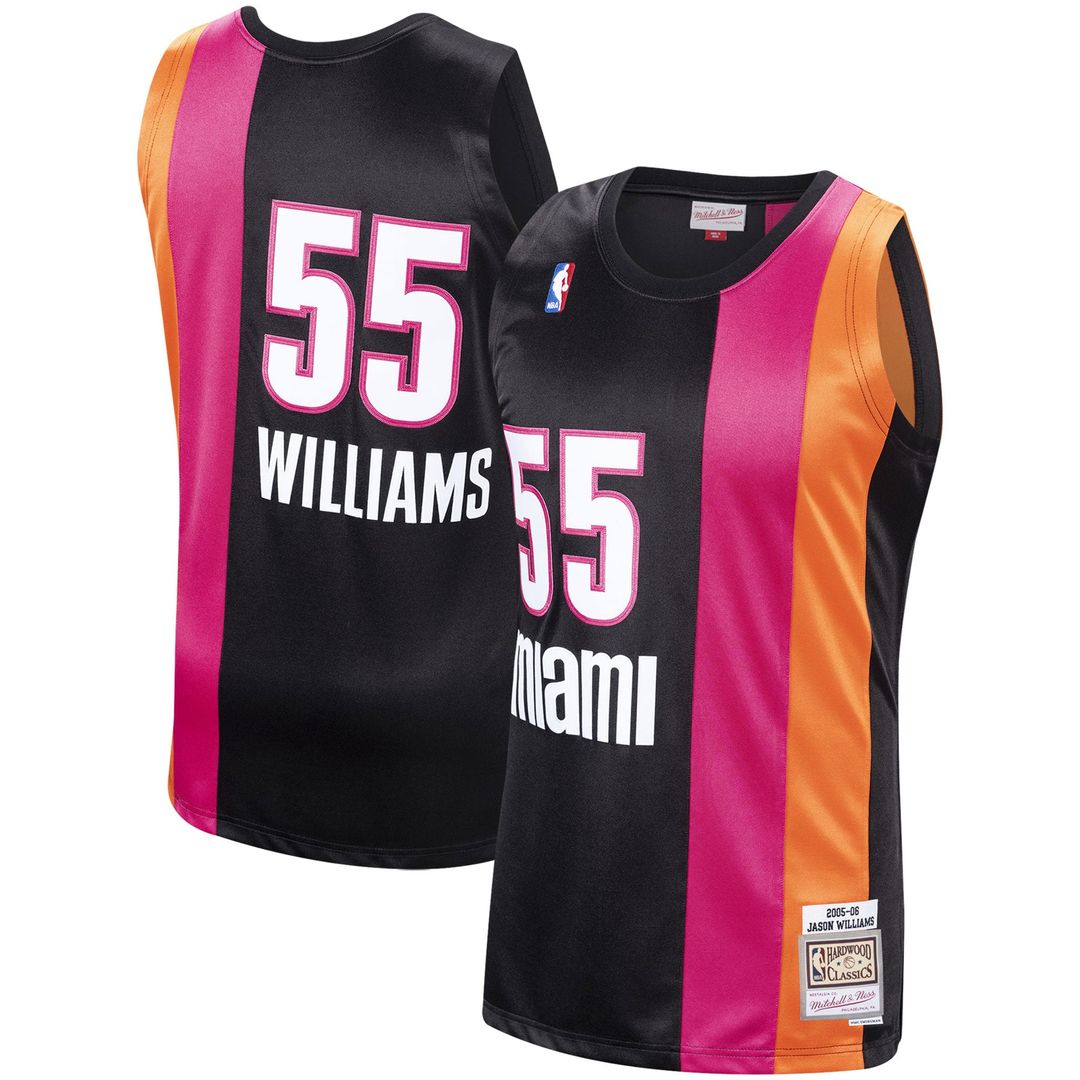 Jason Williams | Miami Heat | 2005/06 Hardwood Classics Swingman Jersey - Black