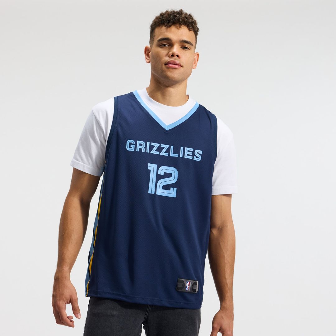Ja Morant | Memphis Grizzlies | Fast Break Replica Player Jersey - Icon Edition - Navy