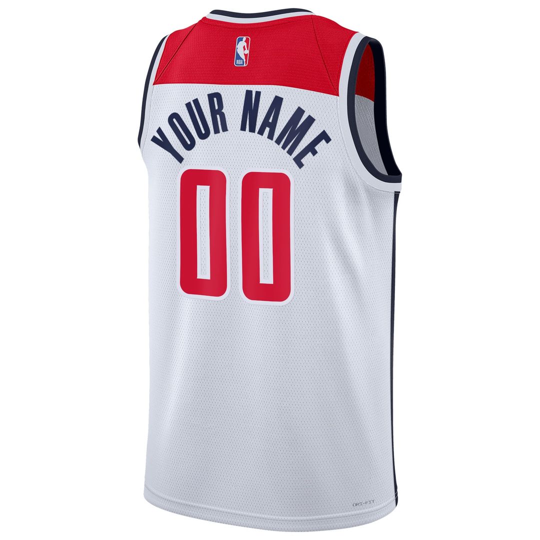 Washington Wizards | Unisex Swingman Custom Jersey White - Association Edition