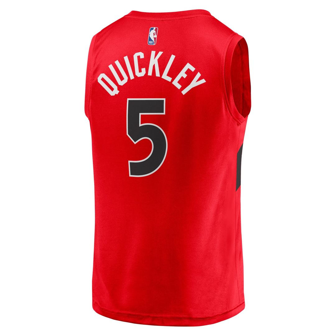 Immanuel Quickley | Toronto Raptors | Fast Break Player Jersey - Icon Edition - Red