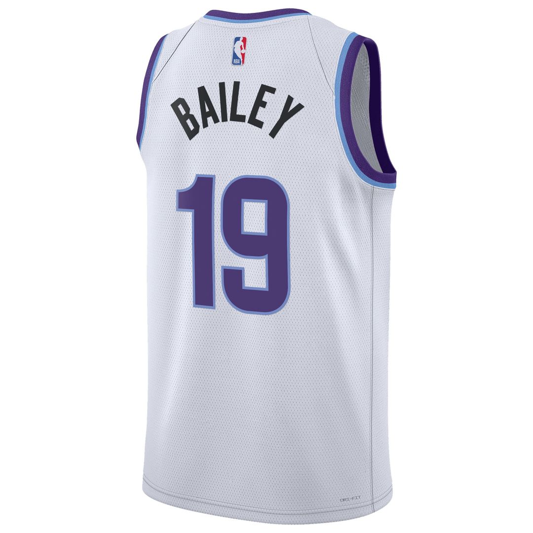 Ace Bailey | Utah Jazz | Unisex Swingman Jersey - Association Edition - White