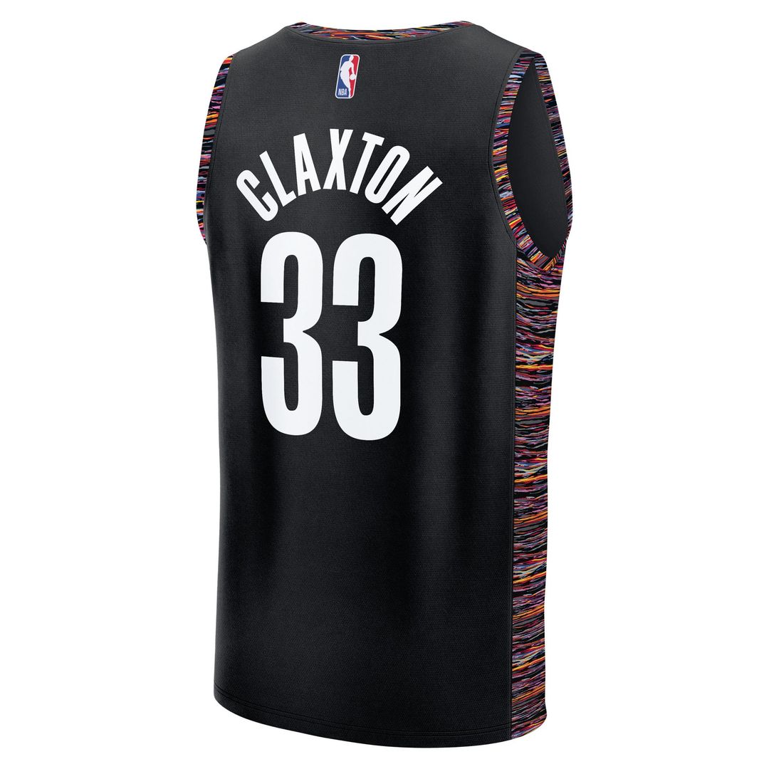 Nic Claxton | Brooklyn Nets | 2025/26 City Edition Fast Break Jersey - Black