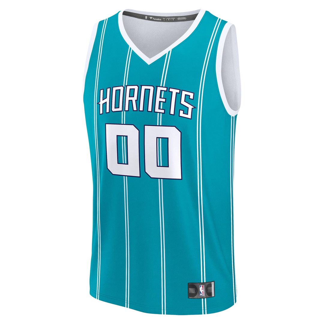 Charlotte Hornets | Fast Break Custom Jersey - Icon Edition - Teal