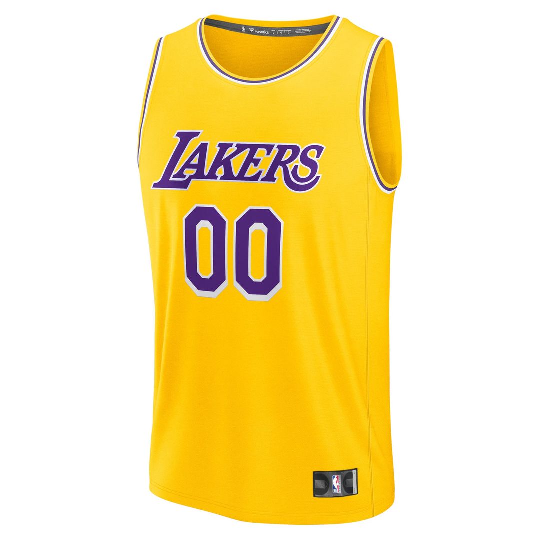 Los Angeles Lakers | Fast Break Custom Jersey - Icon Edition - Gold