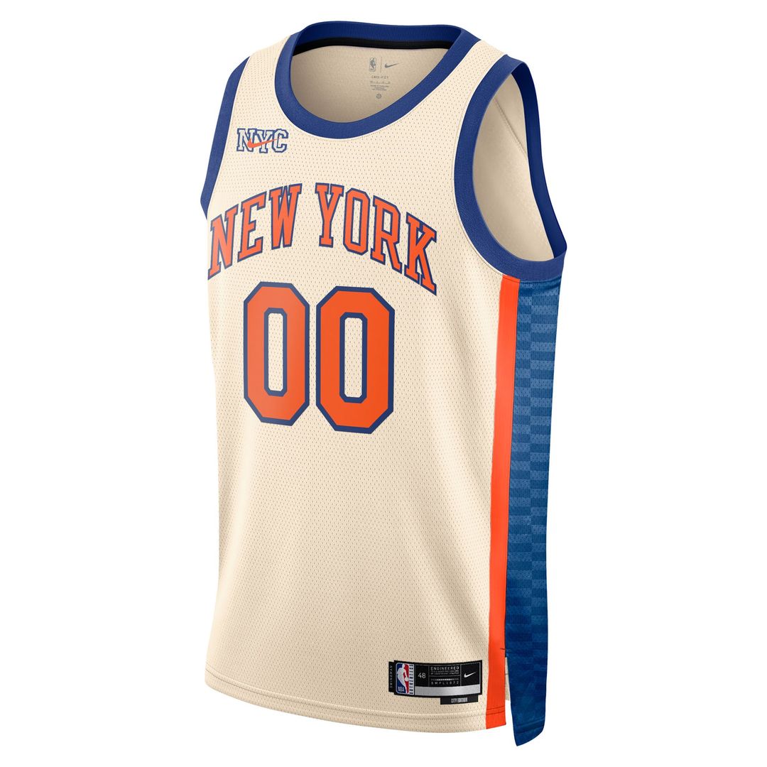 New York Knicks | Unisex 2025/26 City Edition Swingman Custom Jersey - Cream