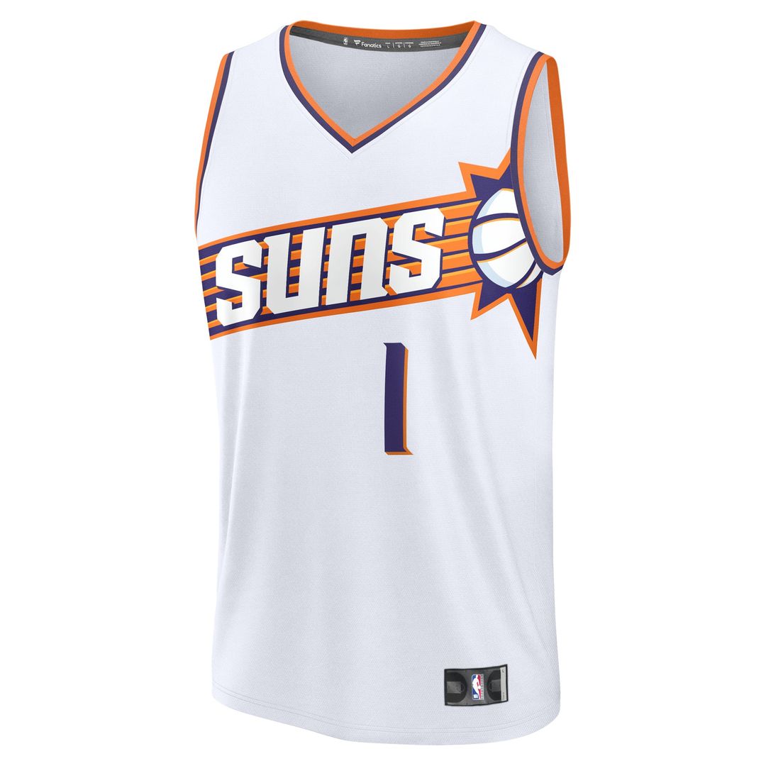 Devin Booker | Phoenix Suns | Fast Break Replica Player Jersey - Association Edition - White