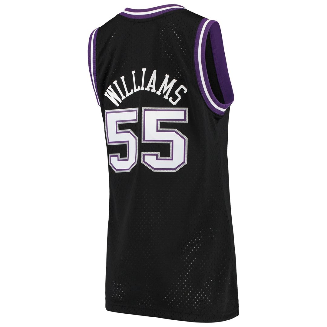 Jason Williams | Sacramento Kings | Women's 2000/01 Hardwood Classics Swingman Jersey - Black