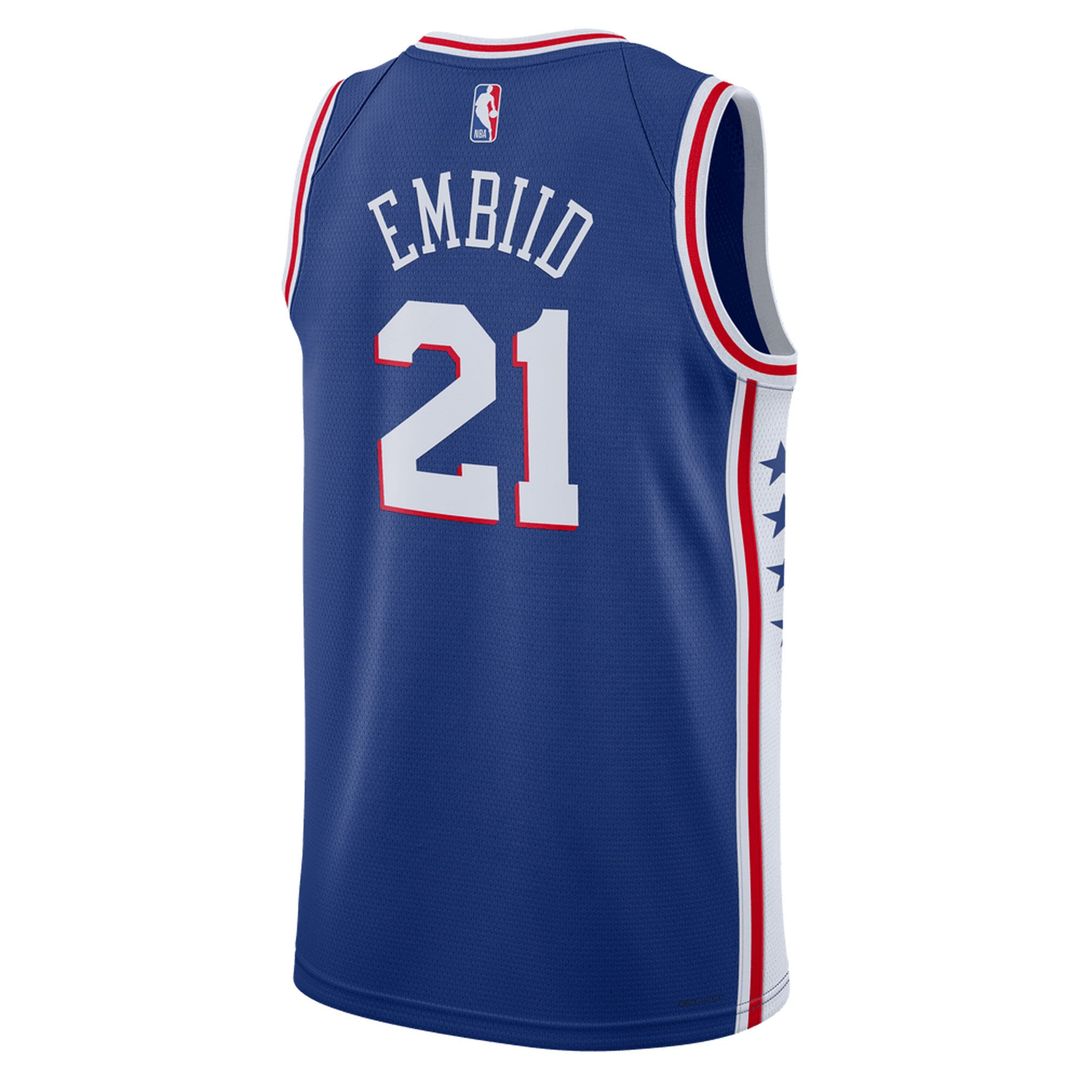 Joel Embiid | Philadelphia 76ers | Unisex Swingman Jersey - Icon Edition - Royal