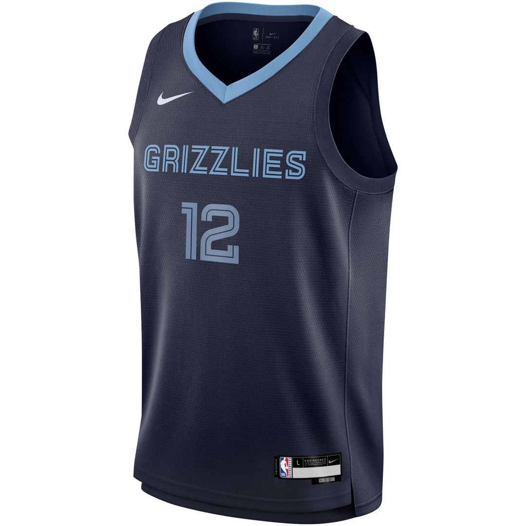 Ja Morant | Memphis Grizzlies | Youth Swingman Jersey - Icon Edition - Navy