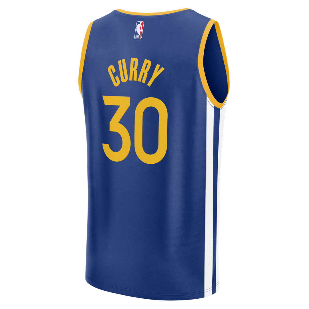 Stephen Curry | Golden State Warriors | Fast Break Replica Jersey - Icon Edition - Royal