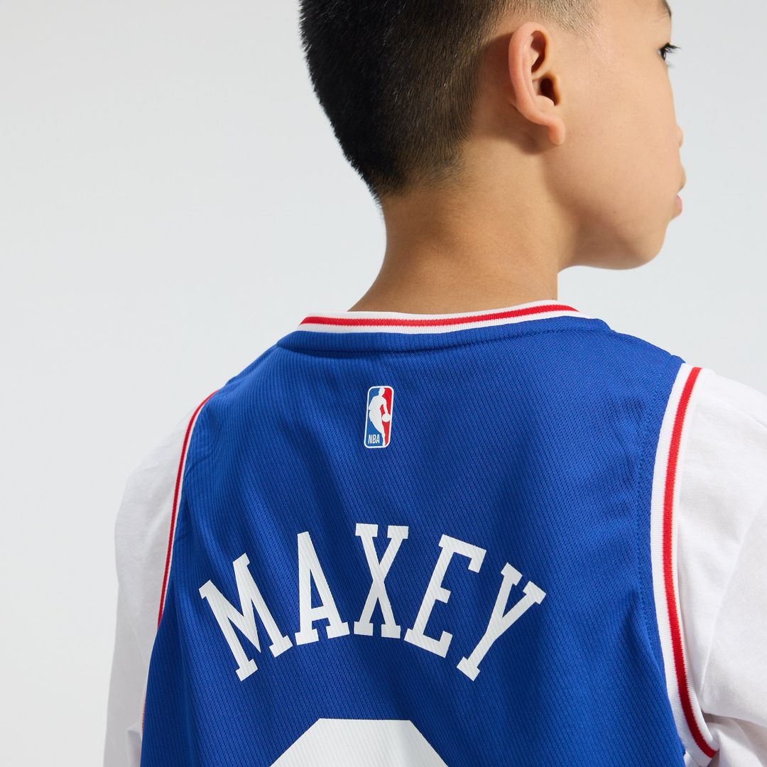 Tyrese Maxey | Philadelphia 76ers | Youth Fast Break Replica Player Jersey - Icon Edition - Royal