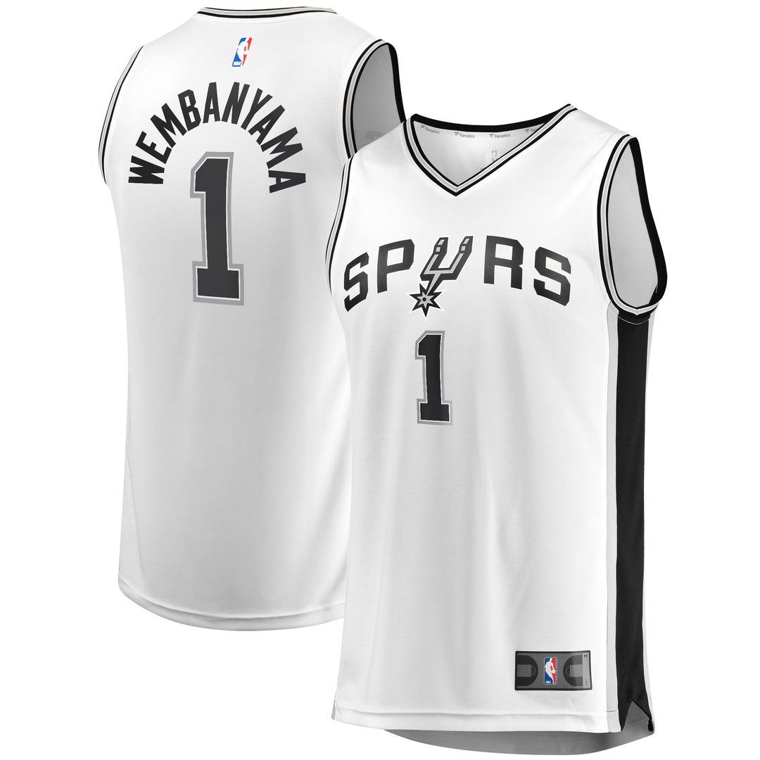 Victor Wembanyama | San Antonio Spurs | Fast Break Replica Player Jersey - Association Edition - White