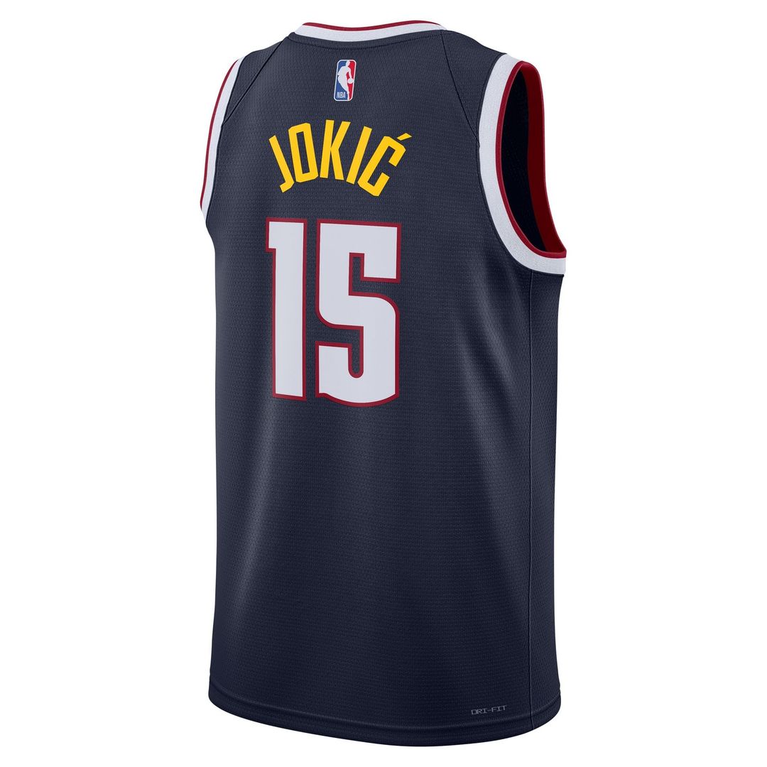 Nikola Jokic | Denver Nuggets | Unisex Swingman Jersey - Icon Edition - Navy