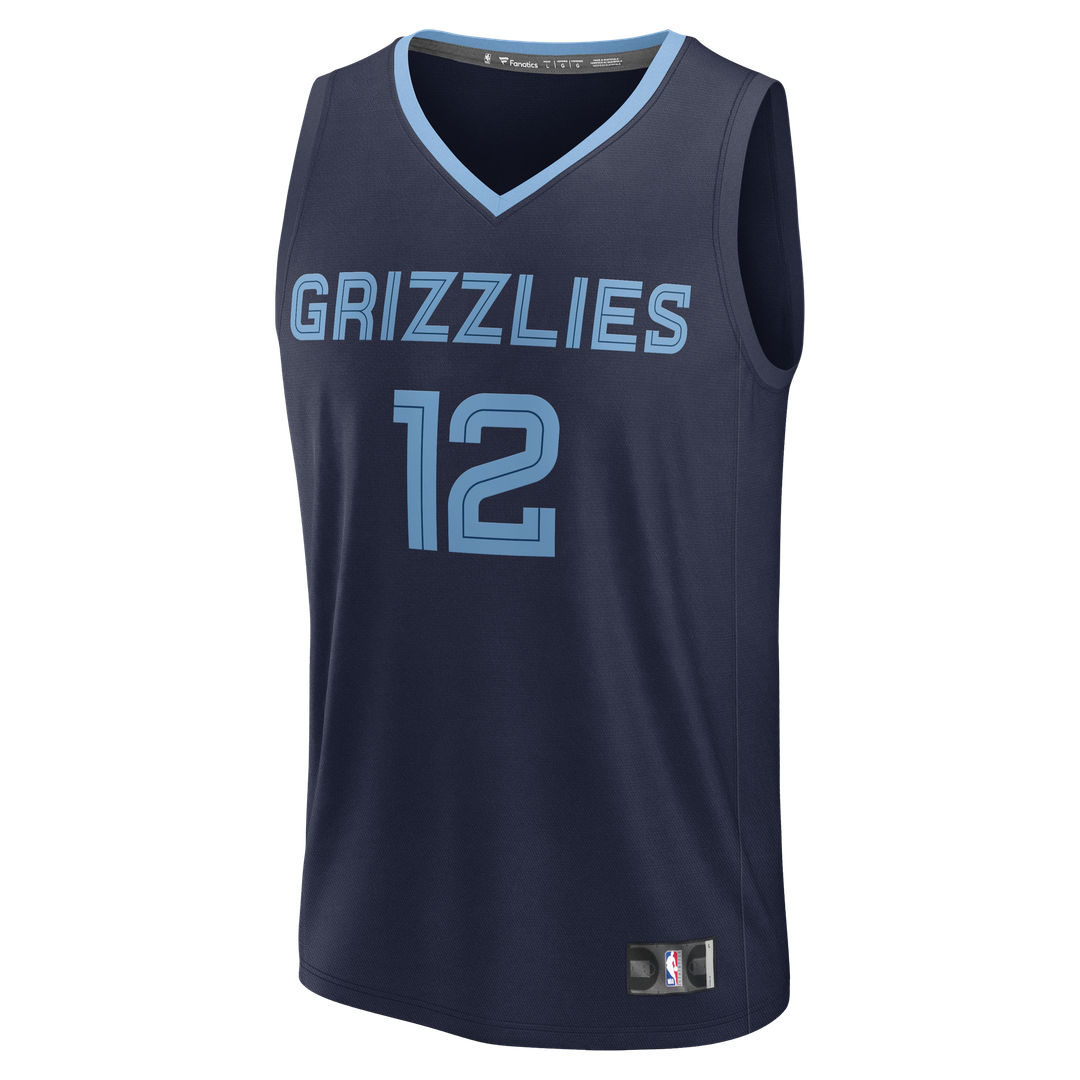 Ja Morant | Memphis Grizzlies | Youth Fast Break Replica Player Jersey - Icon Edition - Navy