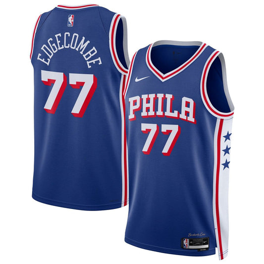 VJ Edgecombe | Philadelphia 76ers | Unisex Swingman Jersey - Icon Edition - Royal