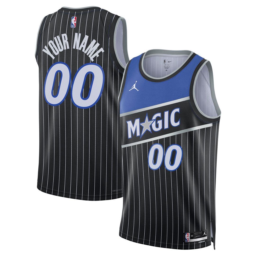 Orlando Magic | Unisex Swingman Custom Jersey - Statement Edition - Black