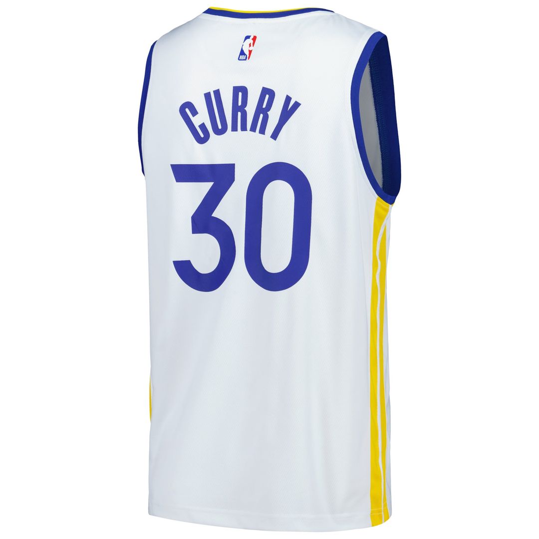 Stephen Curry | Golden State Warriors | Fast Break Replica Player Jersey - Association Edition - White