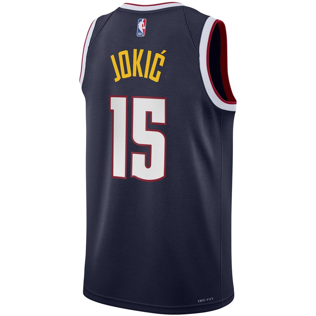 Nikola Jokic | Denver Nuggets | Youth Swingman Jersey - Icon Edition - Navy