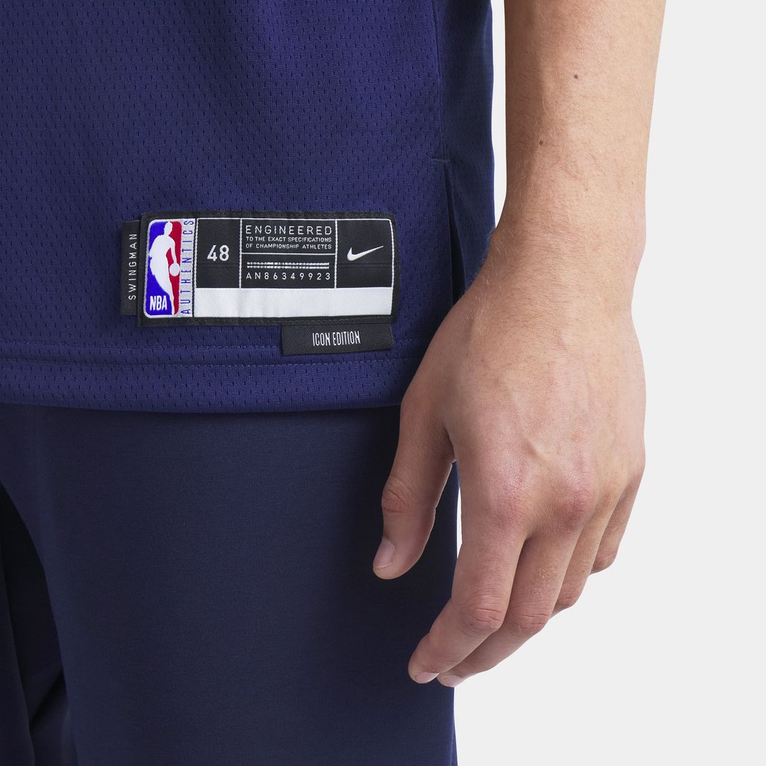 Anthony Edwards | Minnesota Timberwolves | Unisex Swingman Jersey - Icon Edition - Navy