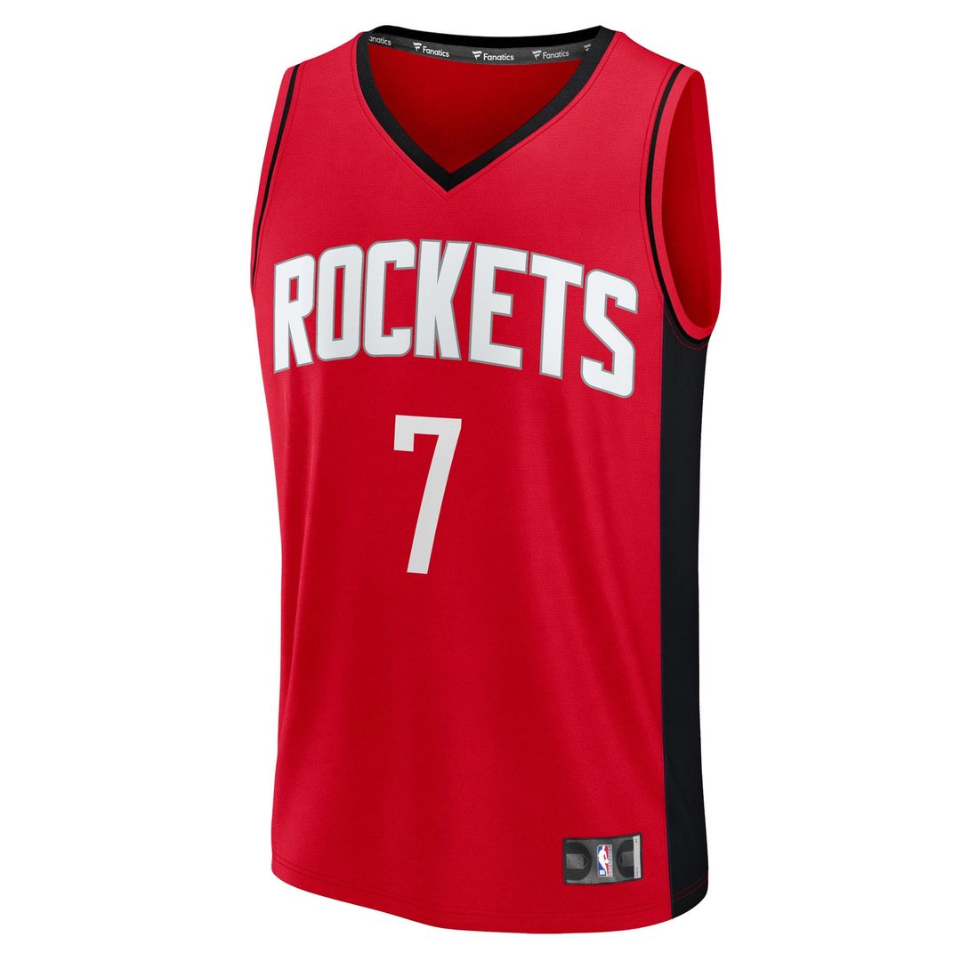 Kevin Durant | Houston Rockets | Fast Break Replica Player Jersey - Icon Edition - Red