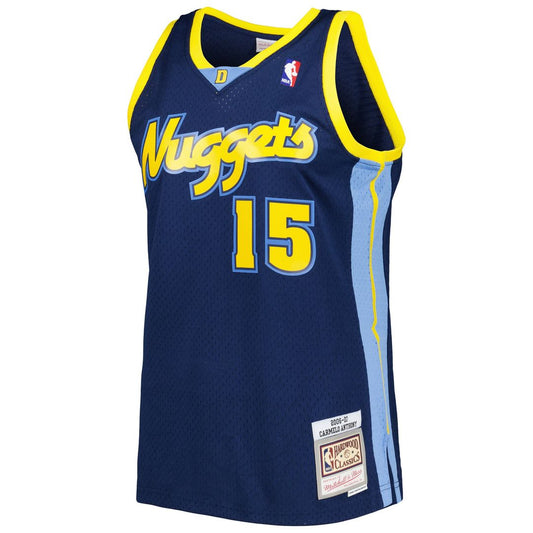 Carmelo Anthony | Denver Nuggets | Hardwood Classics Swingman Jersey - Navy