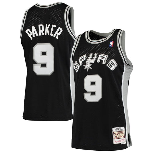 Tony Parker | San Antonio Spurs | Hardwood Classics Swingman Jersey - Black
