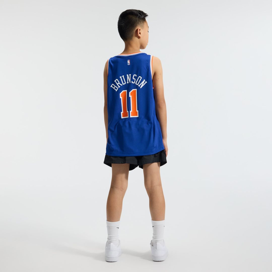 Jalen Brunson | New York Knicks | Youth Fast Break Replica Player Jersey - Icon Edition - Blue