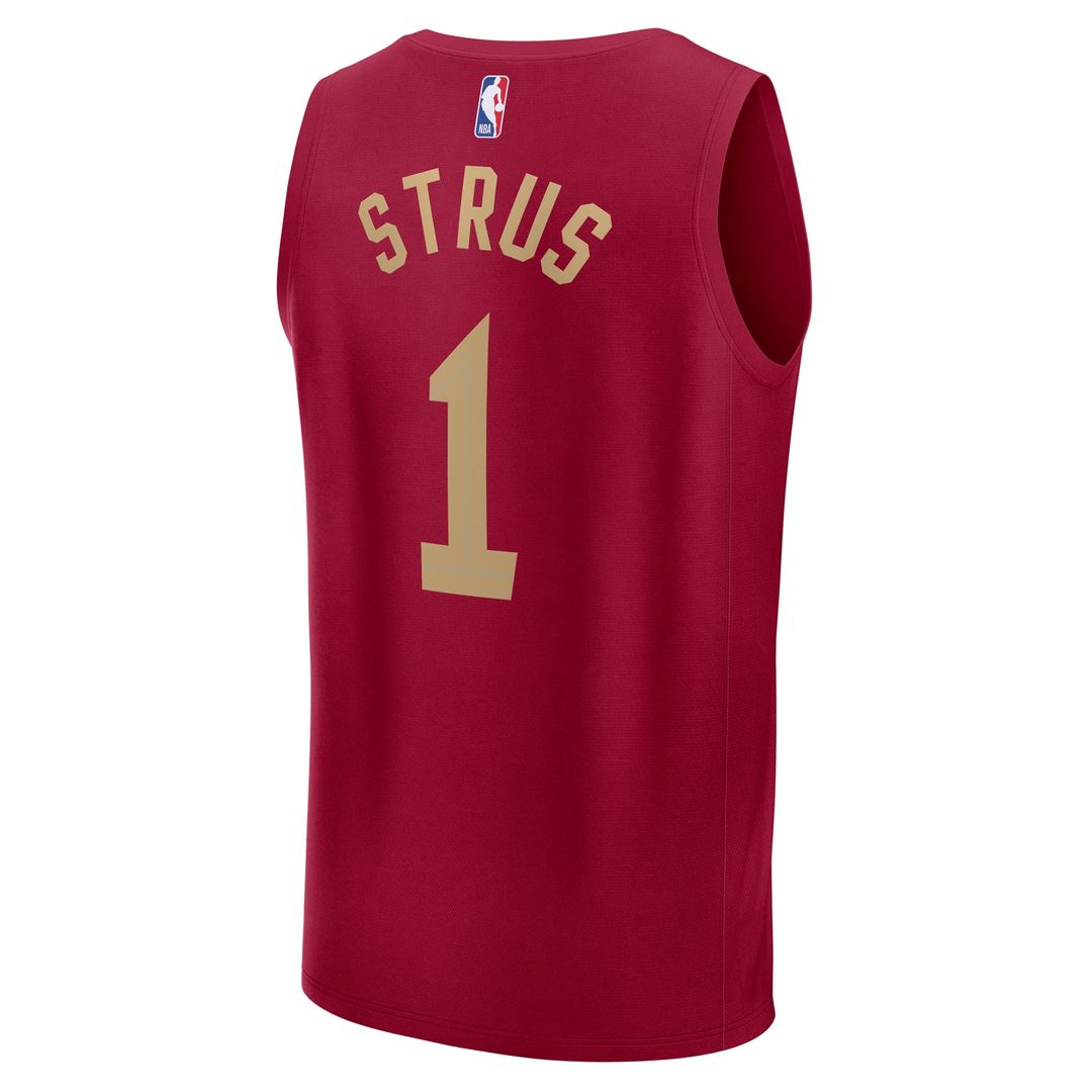Max Strus | Cleveland Cavaliers | Youth Fast Break Player Jersey - Icon Edition - Wine