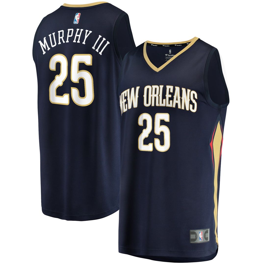 Trey Murphy III | New Orleans Pelicans | Fast Break Replica Jersey - Icon Edition - Navy