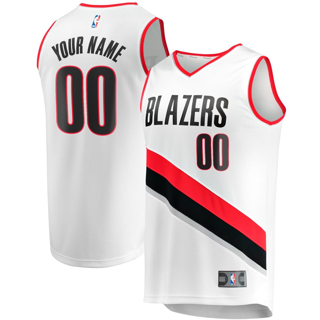 Portland Trail Blazers | Fast Break Custom Replica Jersey - Association Edition - White