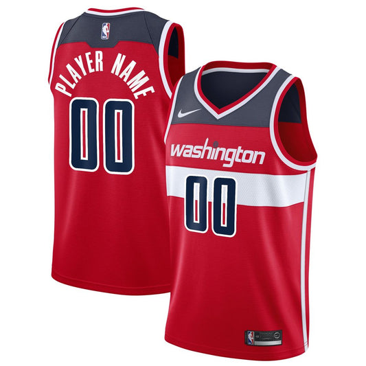 Washington Wizards | 2020/21 Swingman Custom Jersey - Icon Edition - Red