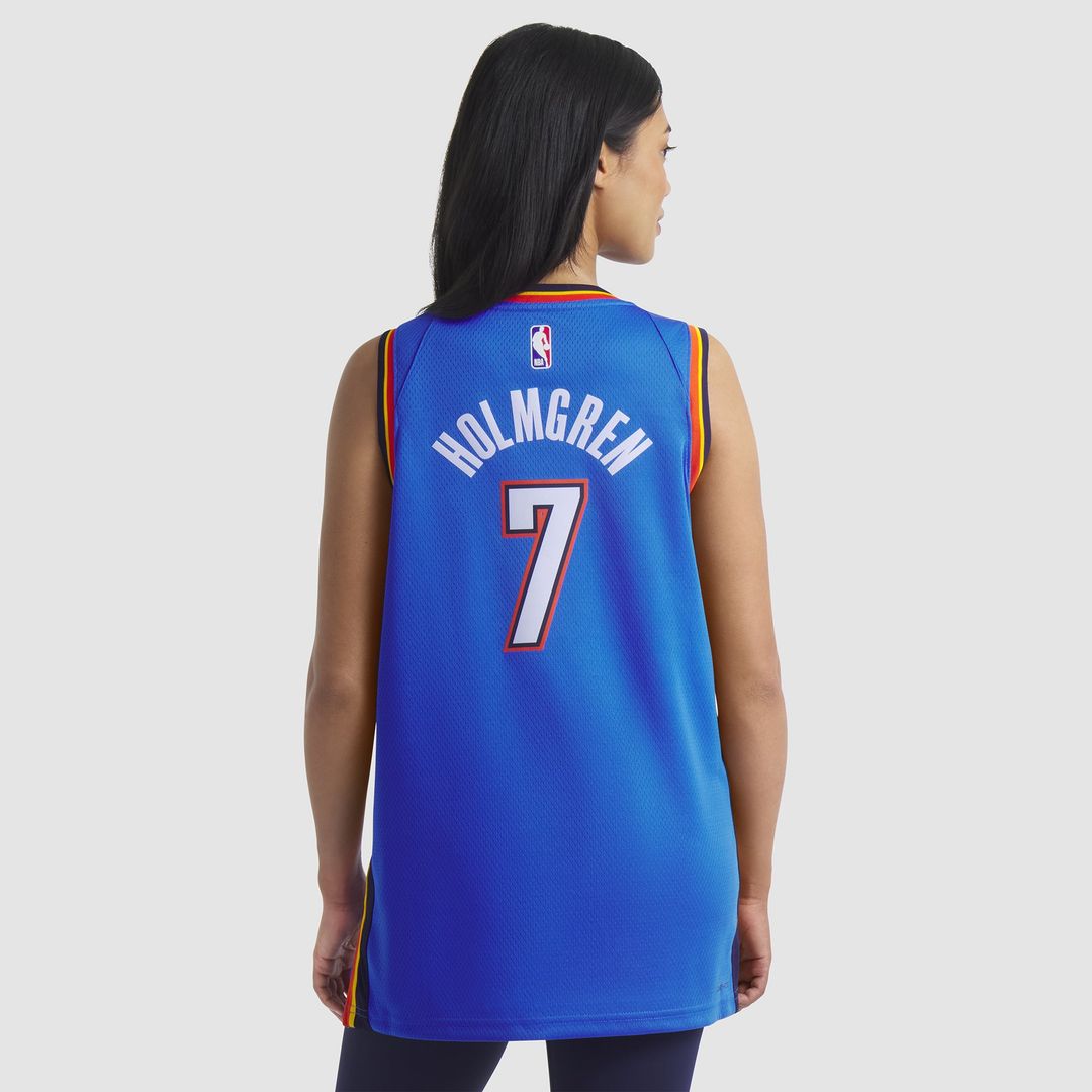 Chet Holmgren | Oklahoma City Thunder | Unisex 2022 NBA Draft First Round Pick Player Swingman Jersey - Icon Edition - Blue