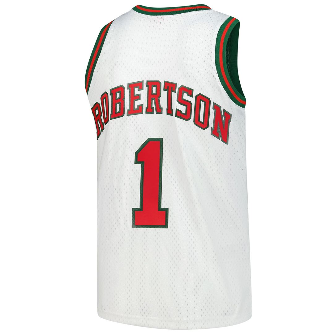 Oscar Robertson | Milwaukee Bucks | 1971/72 Hardwood Classics Swingman Jersey - Green