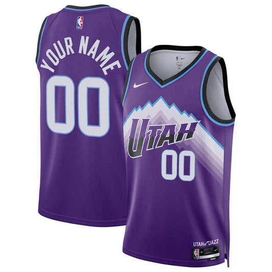 Utah Jazz | Unisex Swingman Custom Jersey - Icon Edition - Purple