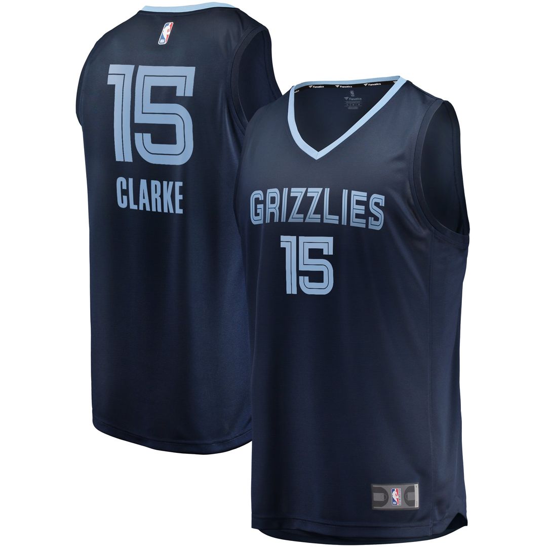 Brandon Clarke | Memphis Grizzlies | Fast Break Replica Jersey Navy - Icon Edition