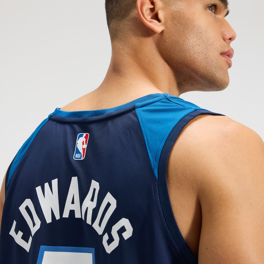 Anthony Edwards | Minnesota Timberwolves | Fast Break Replica Player Jersey - Icon Edition - Navy