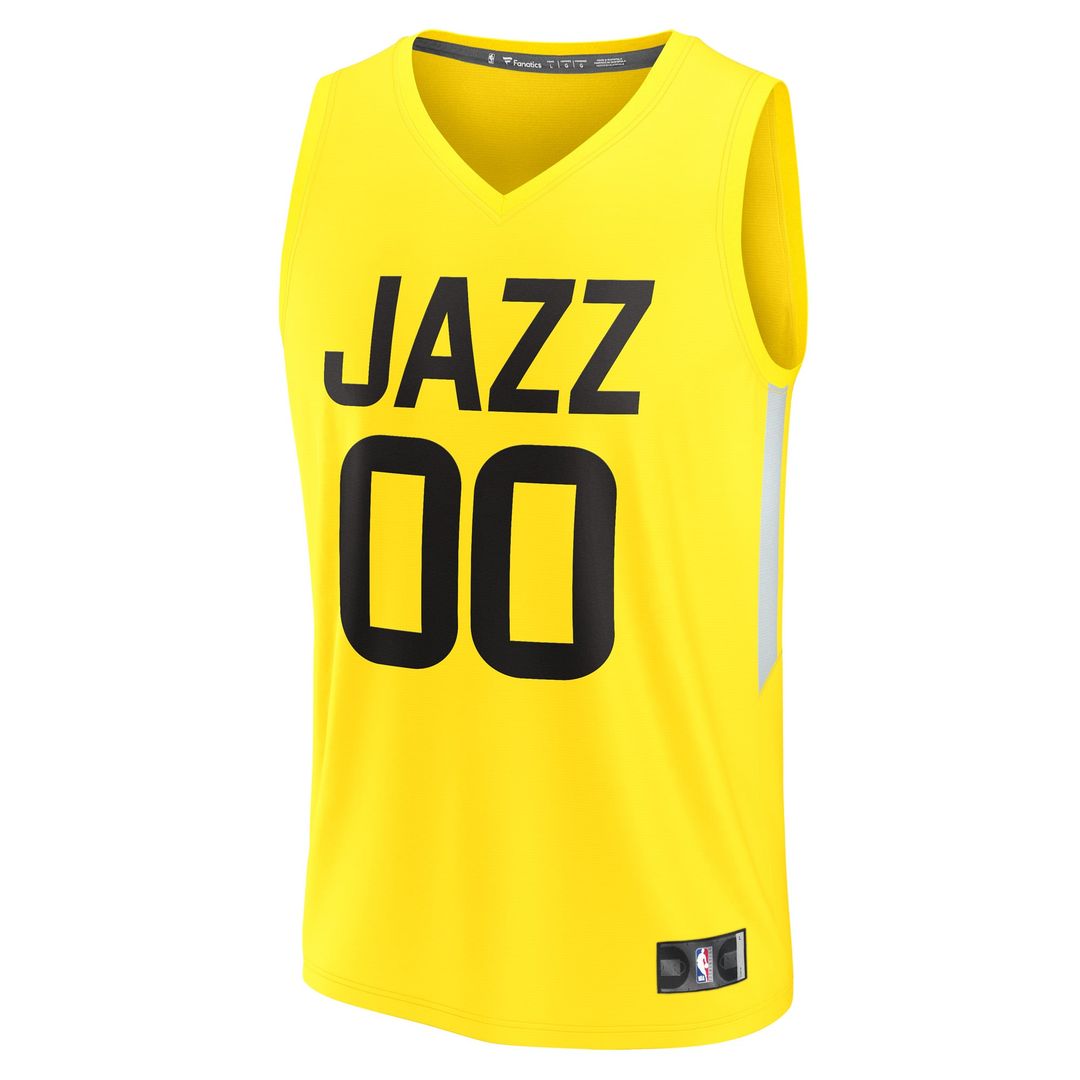 Utah Jazz | Fast Break Replica Custom Jersey - Icon Edition - Yellow