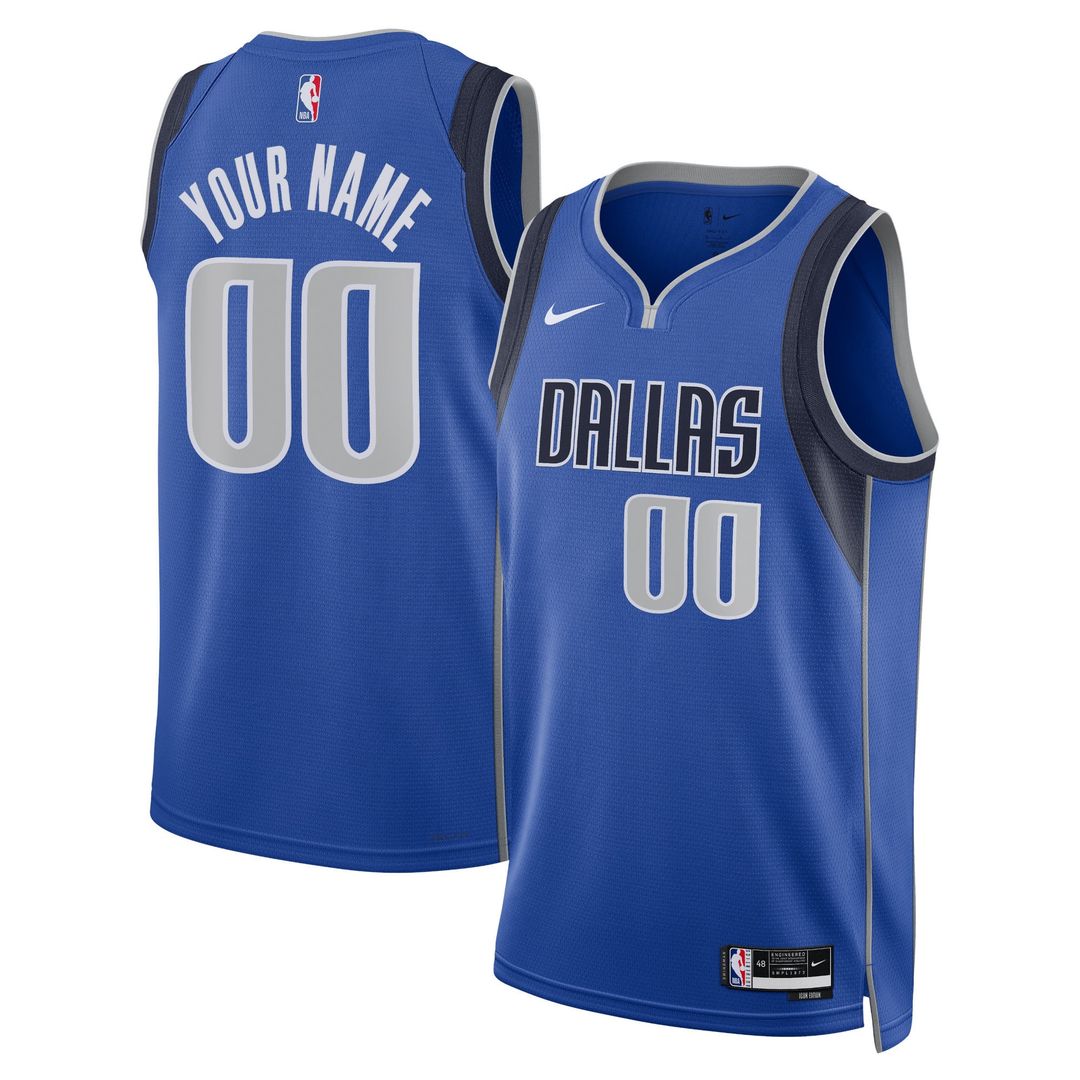 Dallas Mavericks | Unisex Swingman Custom Jersey White - Association Edition