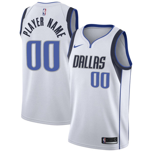 Dallas Mavericks | 2020/21 Swingman Custom Jersey - Association Edition - White