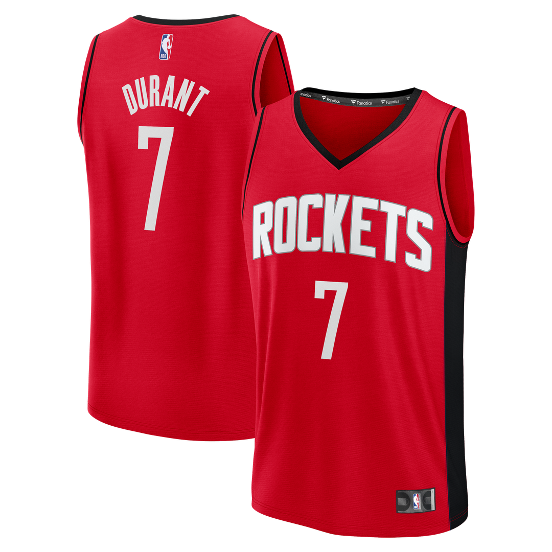 Kevin Durant | Houston Rockets | Youth Fast Break Jersey - Icon Edition - Red