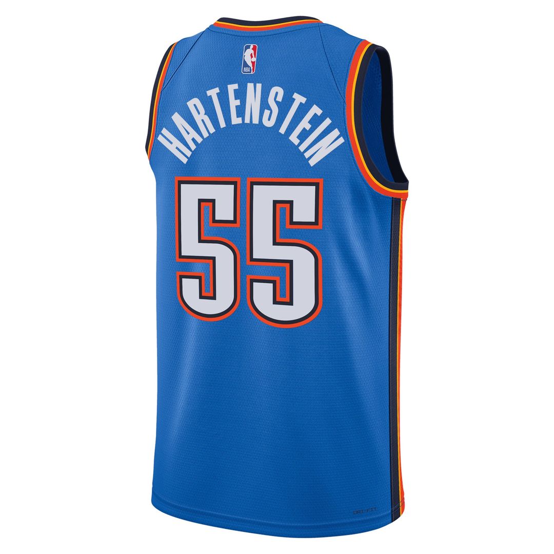 Isaiah Hartenstein | Oklahoma City Thunder | Unisex Swingman Jersey - Icon Edition - Blue