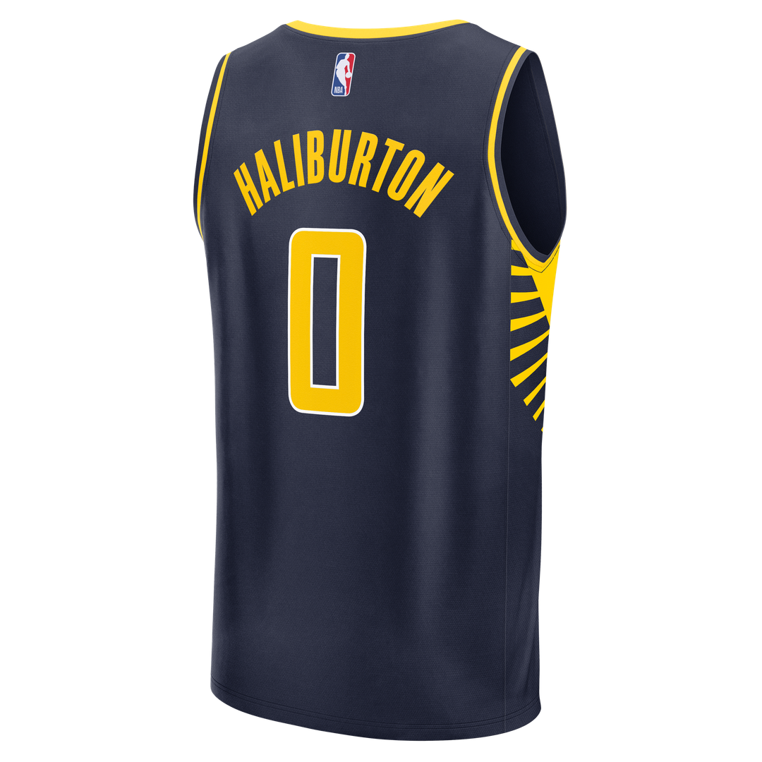 Tyrese Haliburton | Indiana Pacers | Youth Fast Break Replica Player Jersey - Navy