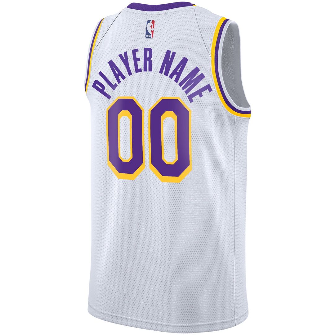 Los Angeles Lakers | 2020/21 Swingman Custom Jersey - Association Edition - White