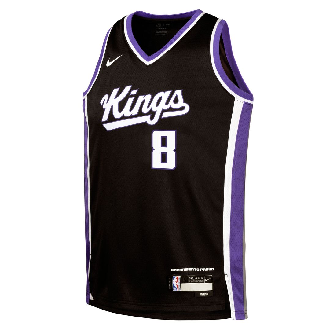 Zach LaVine | Sacramento Kings | Youth Swingman Jersey - Icon Edition - Black