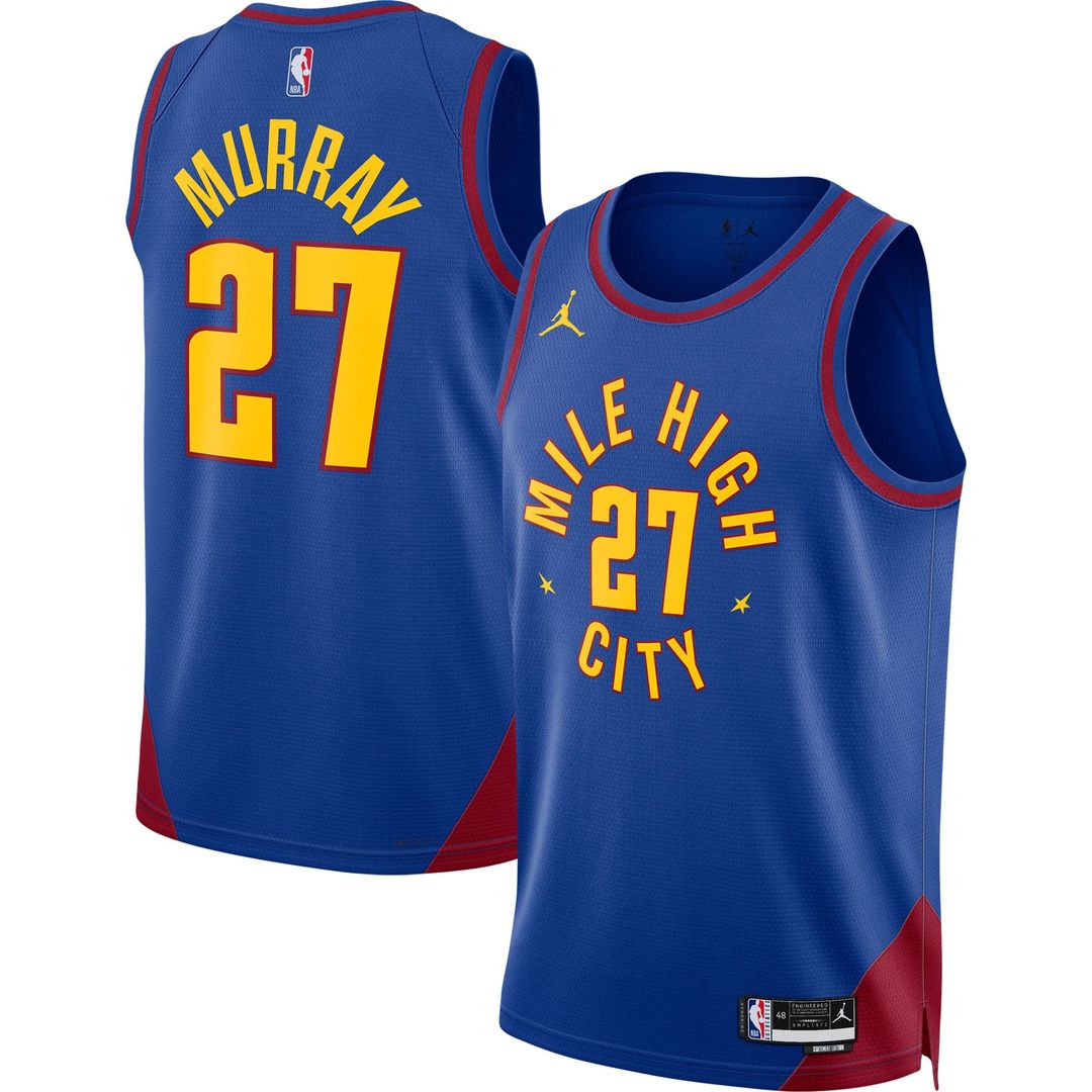 Jamal Murray | Denver Nuggets | Unisex Swingman Jersey - Statement Edition - Blue