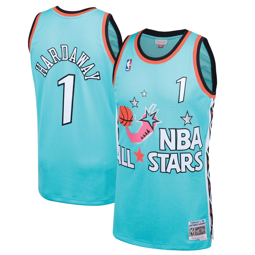 Penny Hardaway | Orlando Magic | 1996 NBA All - Star Game Hardwood Classics Swingman Jersey - Teal