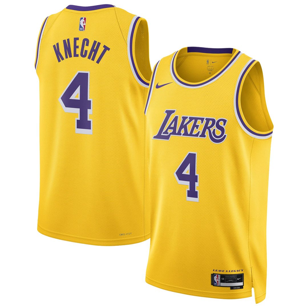 Dalton Knecht | Los Angeles Lakers | Unisex Swingman Jersey - Gold